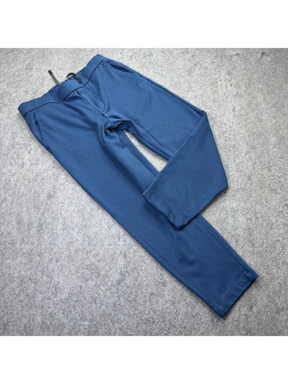 Bonobos Off Duty Pants Men L Blue Short 28" Elastic Waist Performance Tapered 41